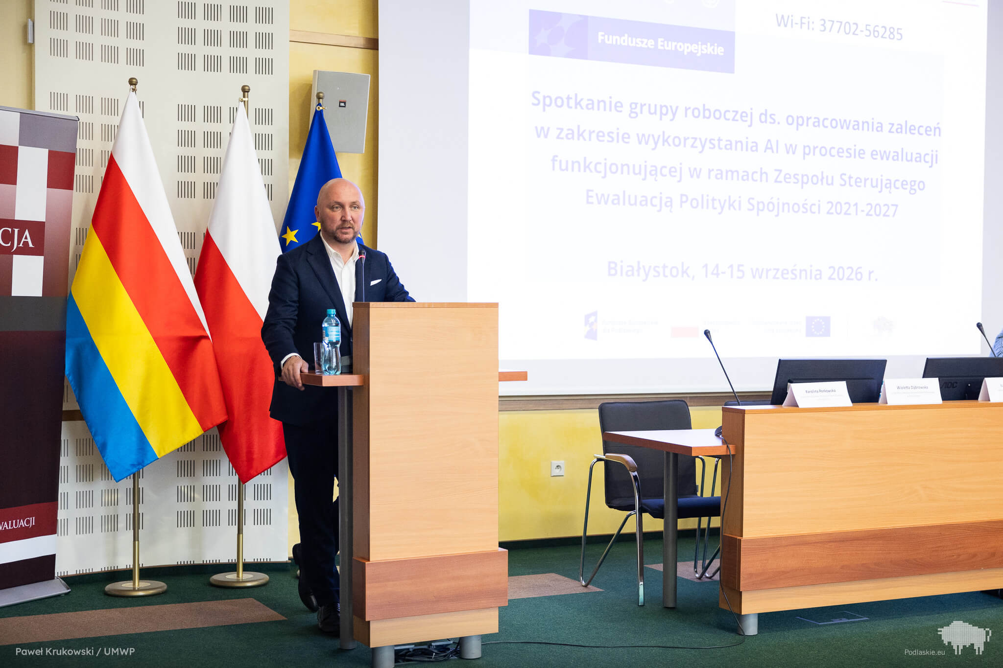 Marszałek Łukasz Prokorym zabiera głos