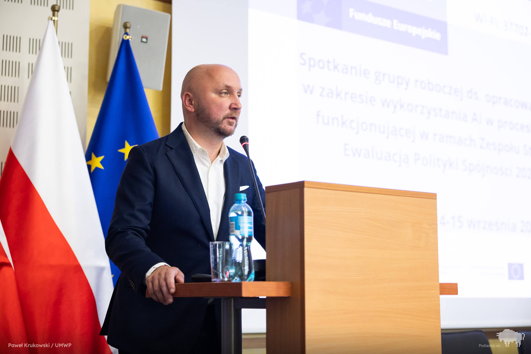 Marszałek Łukasz Prokorym zabiera głos