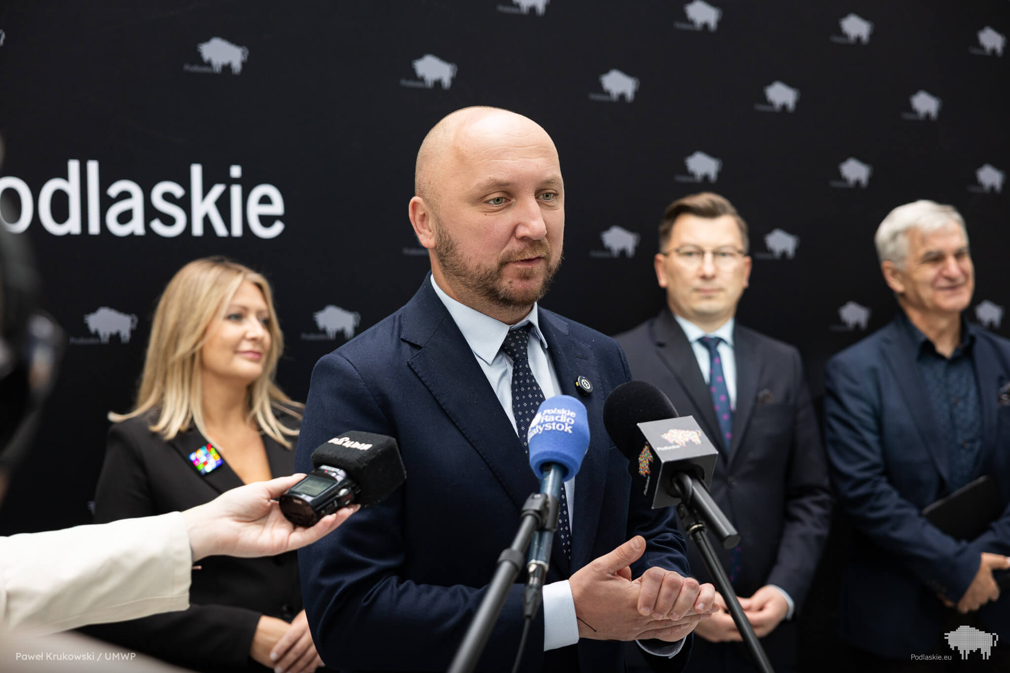 Marszałek Łukasz Prokorym zabiera głos