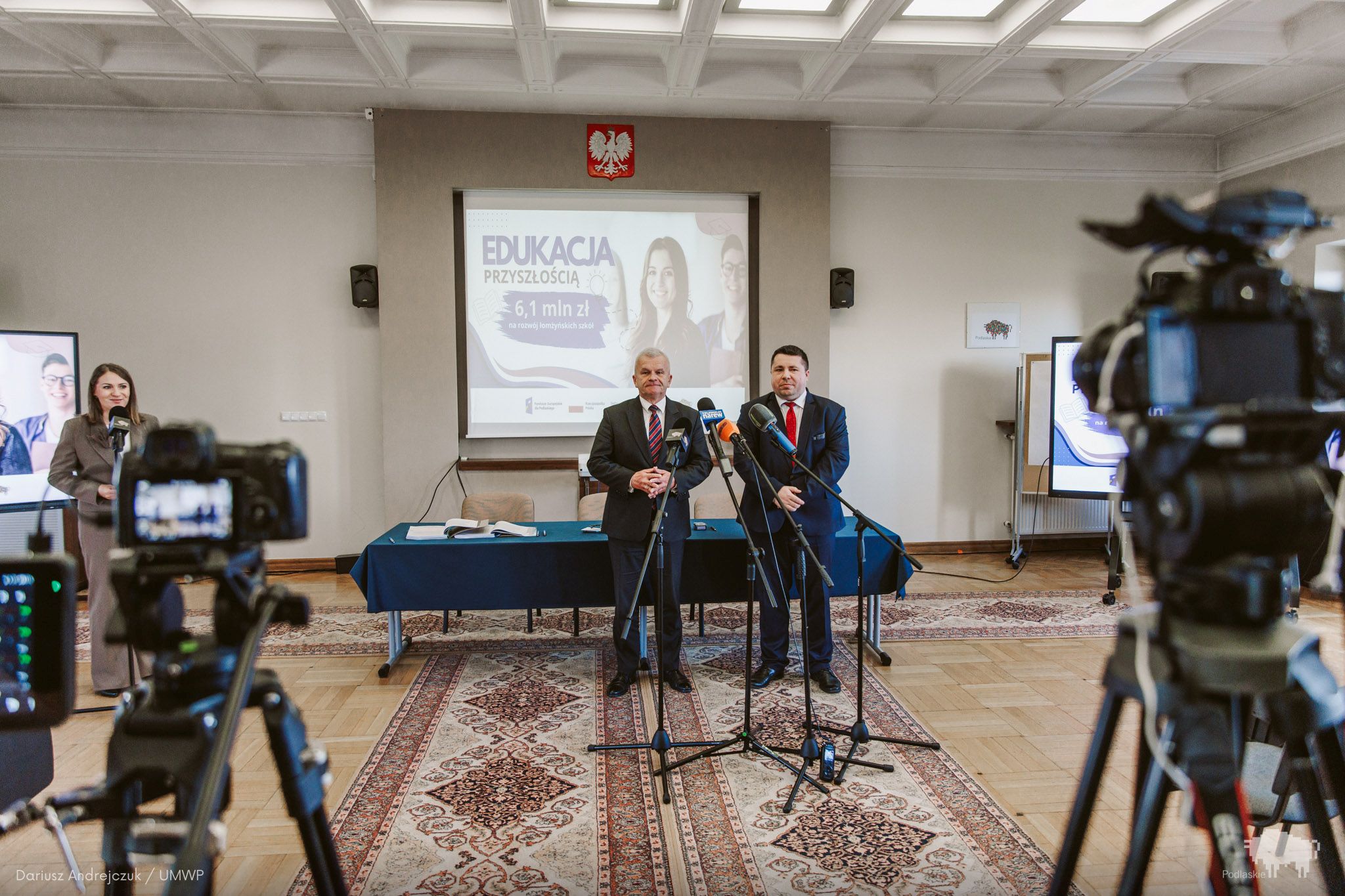Przemówienie Pani do zgromadzonych osób.