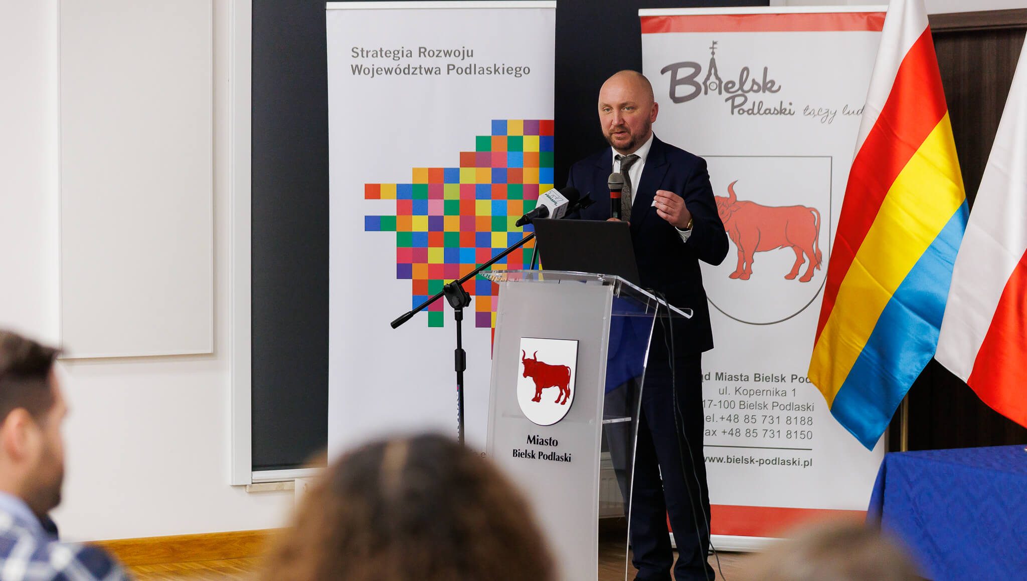 Marszałek Łukasz Prokorym zabiera głos