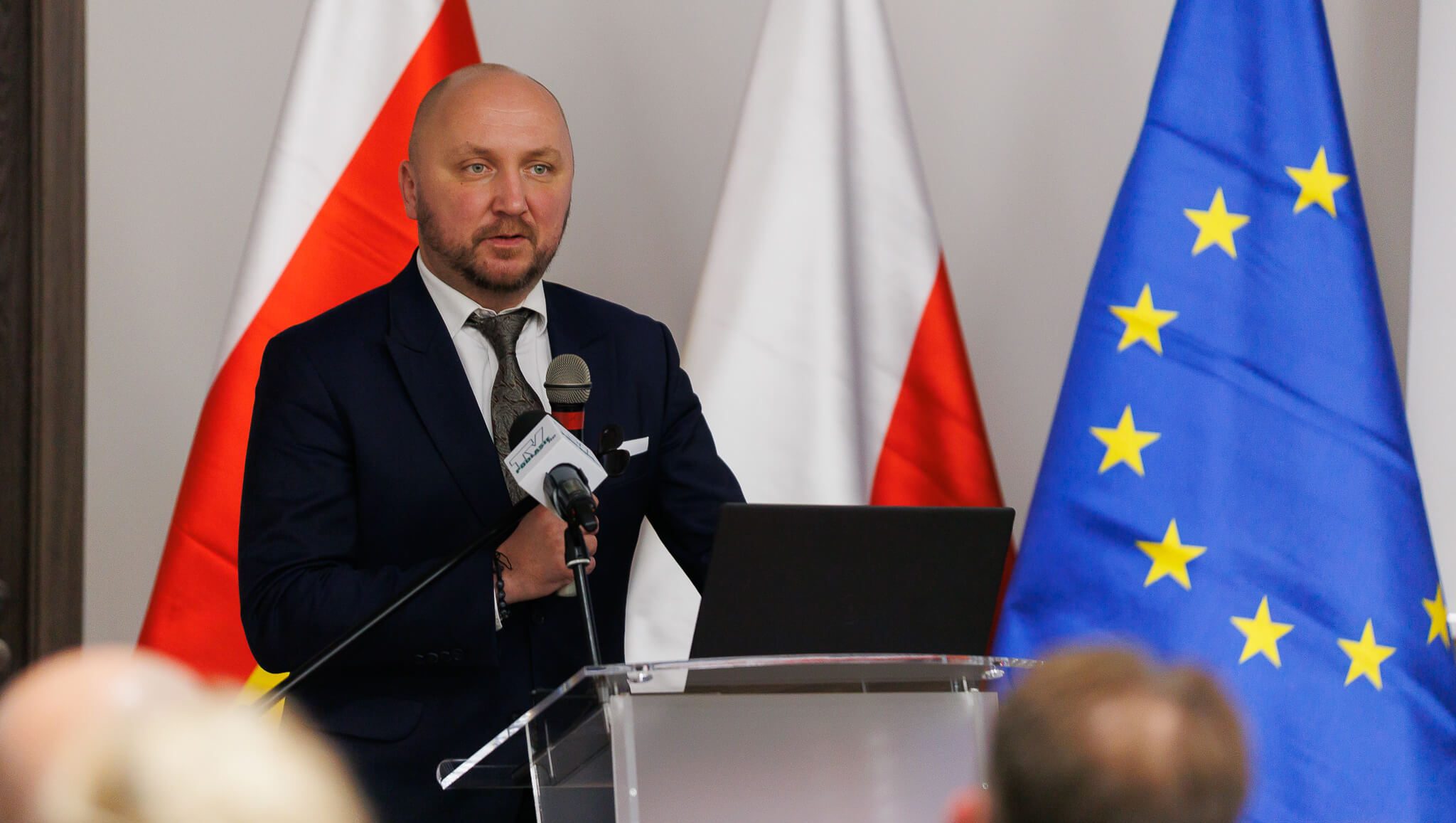 Marszałek Łukasz Prokorym zabiera głos